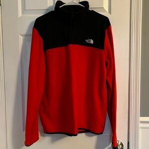 Men’s North Face 1/4 Zip Fleece Pullover Size L